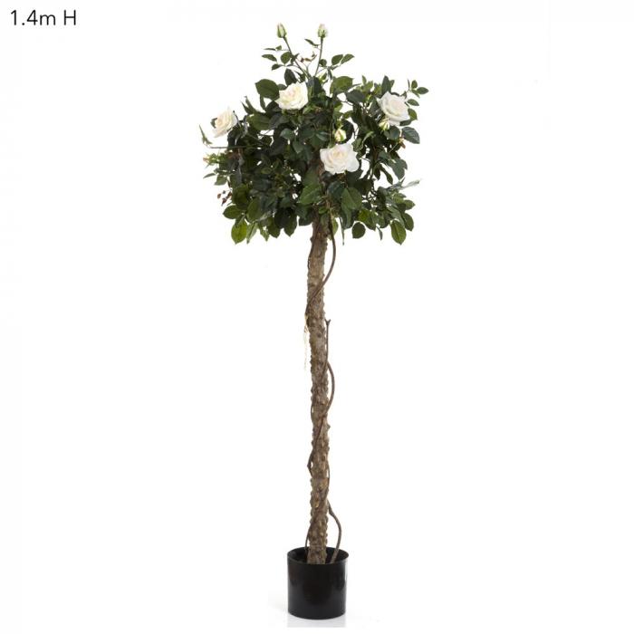 Rose Topiary 1.4M Pink-Accessories-Florabelle-Default Title---abc