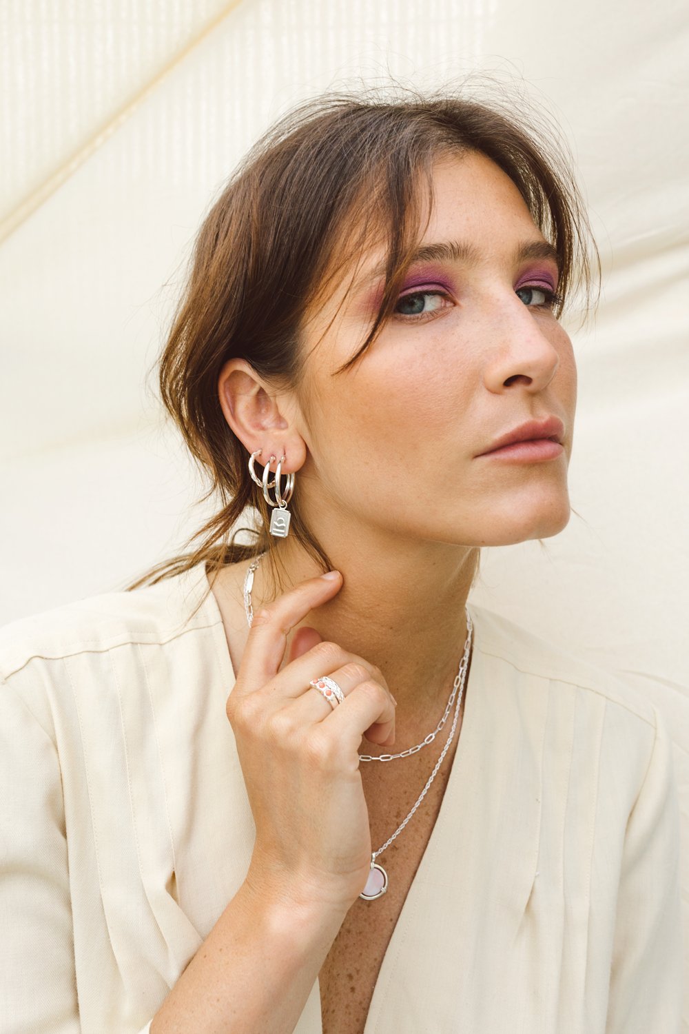 Pink clouds pendant silver-Pendant-wildthings_collectables-Silver-Pendant--abc