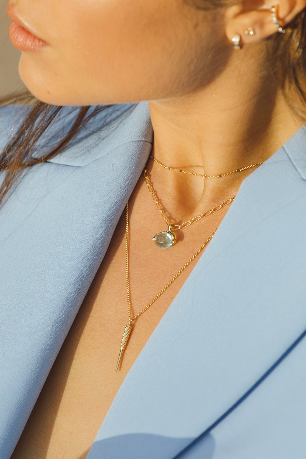 Ice set gold plated-abc