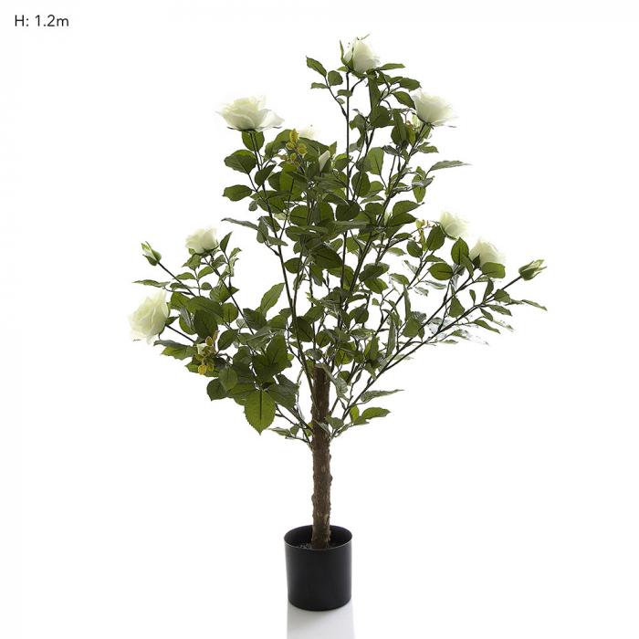 Rose Bush Tree 1m White-Accessories-Florabelle-Default Title---abc