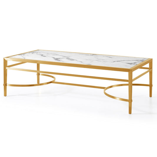 Georgian Coffee Table Marble Gold-abc