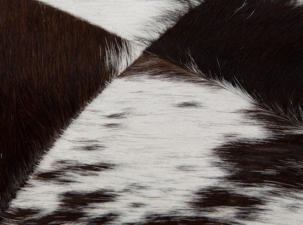 Cow Hide Rectangular Block Cushion-abc