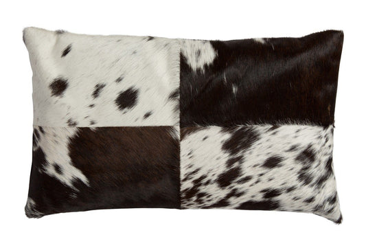 Cow Hide Rectangular Block Cushion-abc