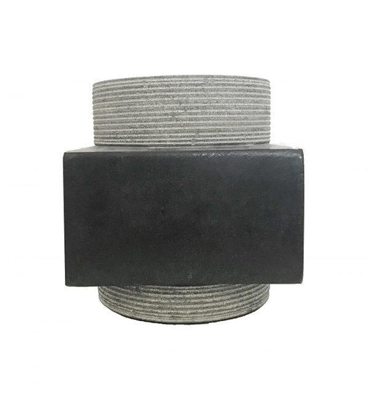 Voss Stone Square Vase Small-Accessories-MRD Home-Default Title---abc