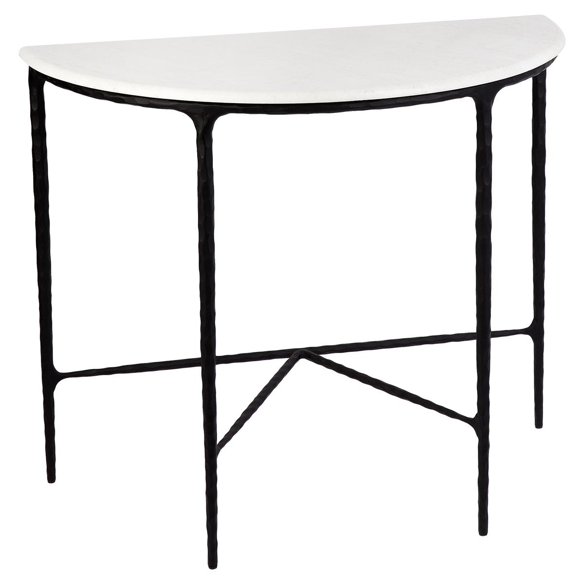 Heston Demilune Table - Black-abc