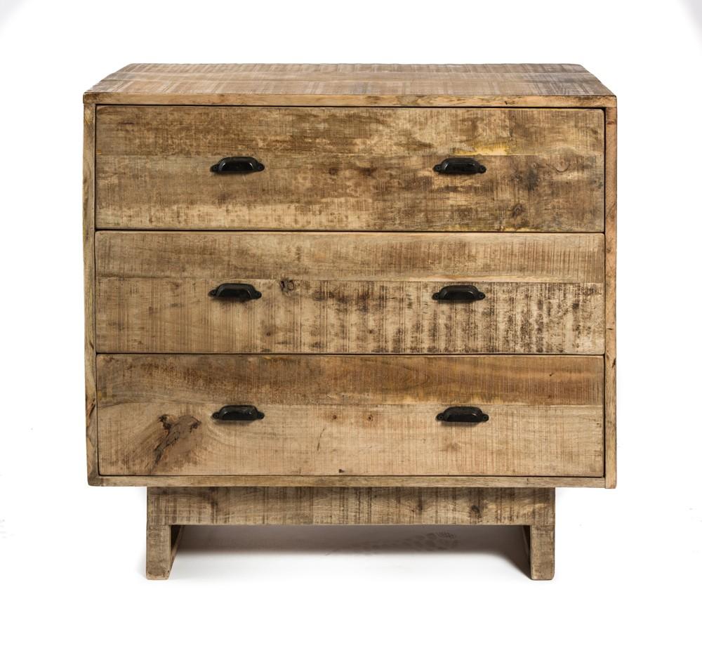 Swazi 3 Drawer Mango Wood Dresser-Living-Home & Giftware-Default Title---abc