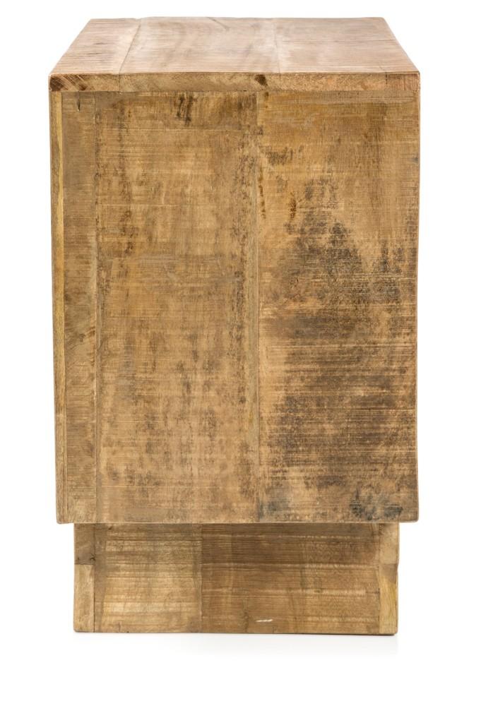 Swazi 1 Drawer Mango Wood Bedside Table-Sleeping-Home & Giftware-Default Title---abc