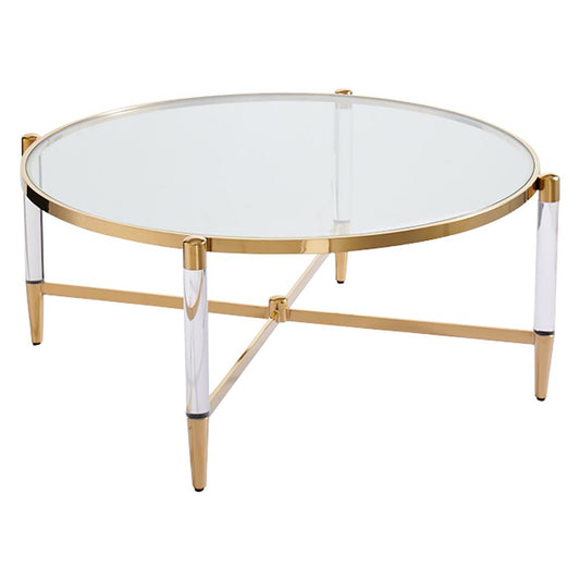 Floating Gold Coffee Table-abc