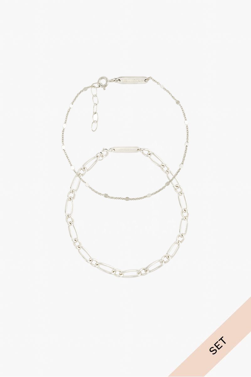 Classic set silver-abc