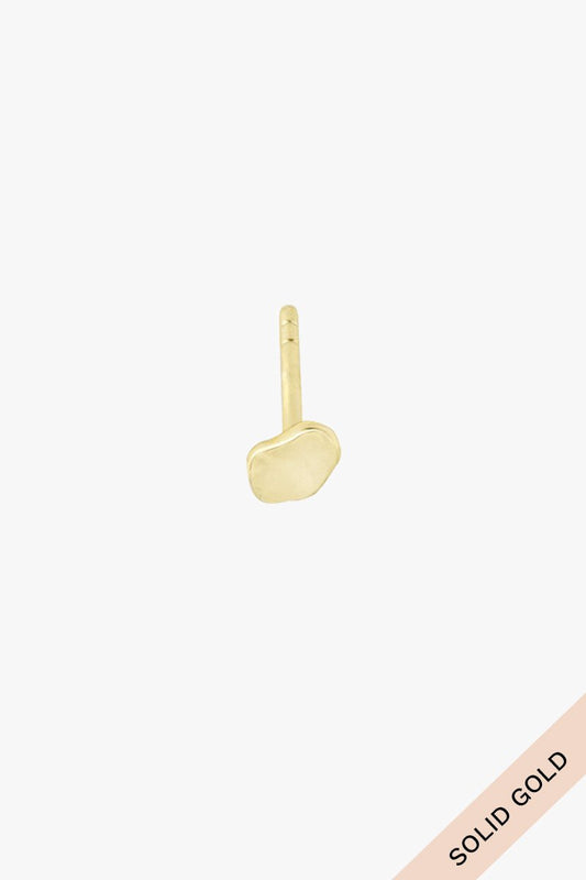 Cloud stud solid gold-abc