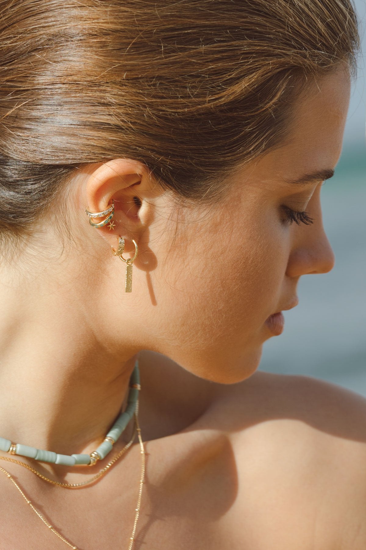 Waves huggie gold plated-Huggie-wildthings_collectables-Gold plated---abc