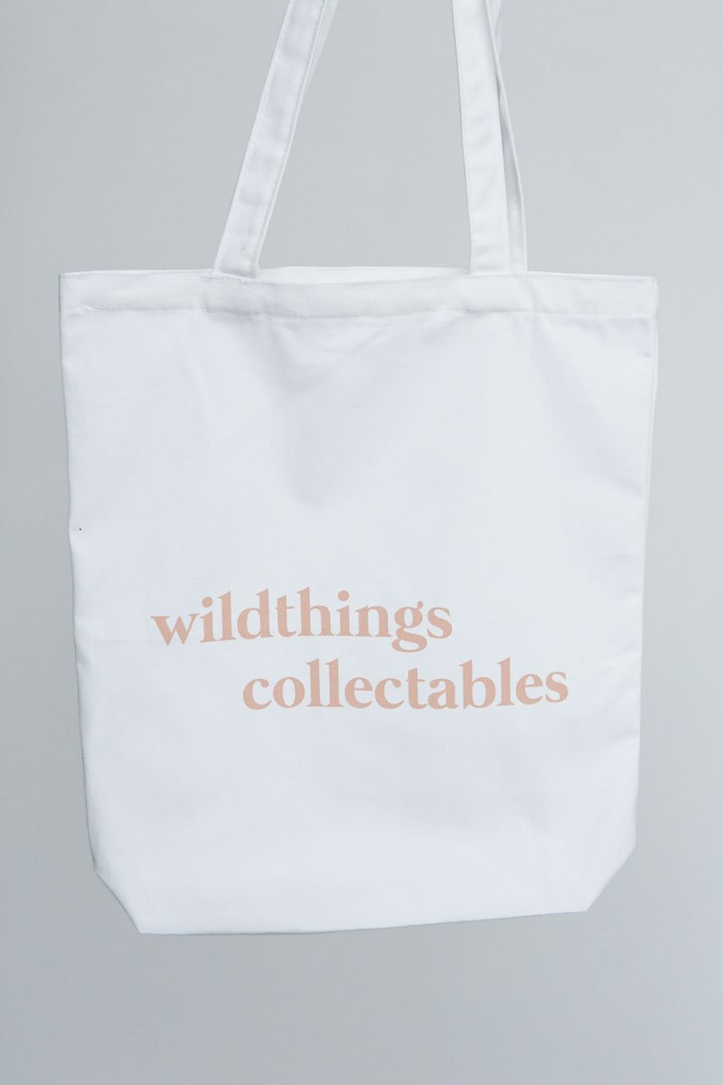 Canvas bag white-abc