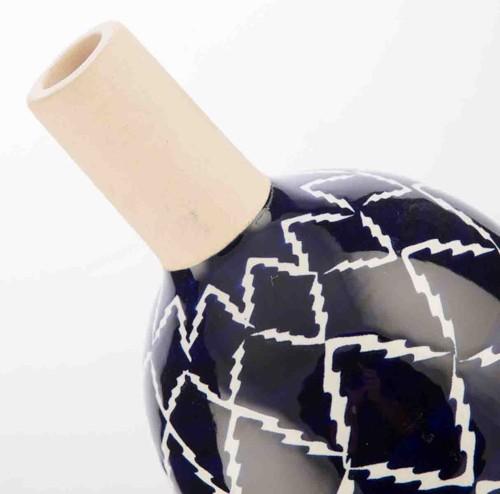 Ceramic Bottle Vase Morrocan Pattern Large-abc
