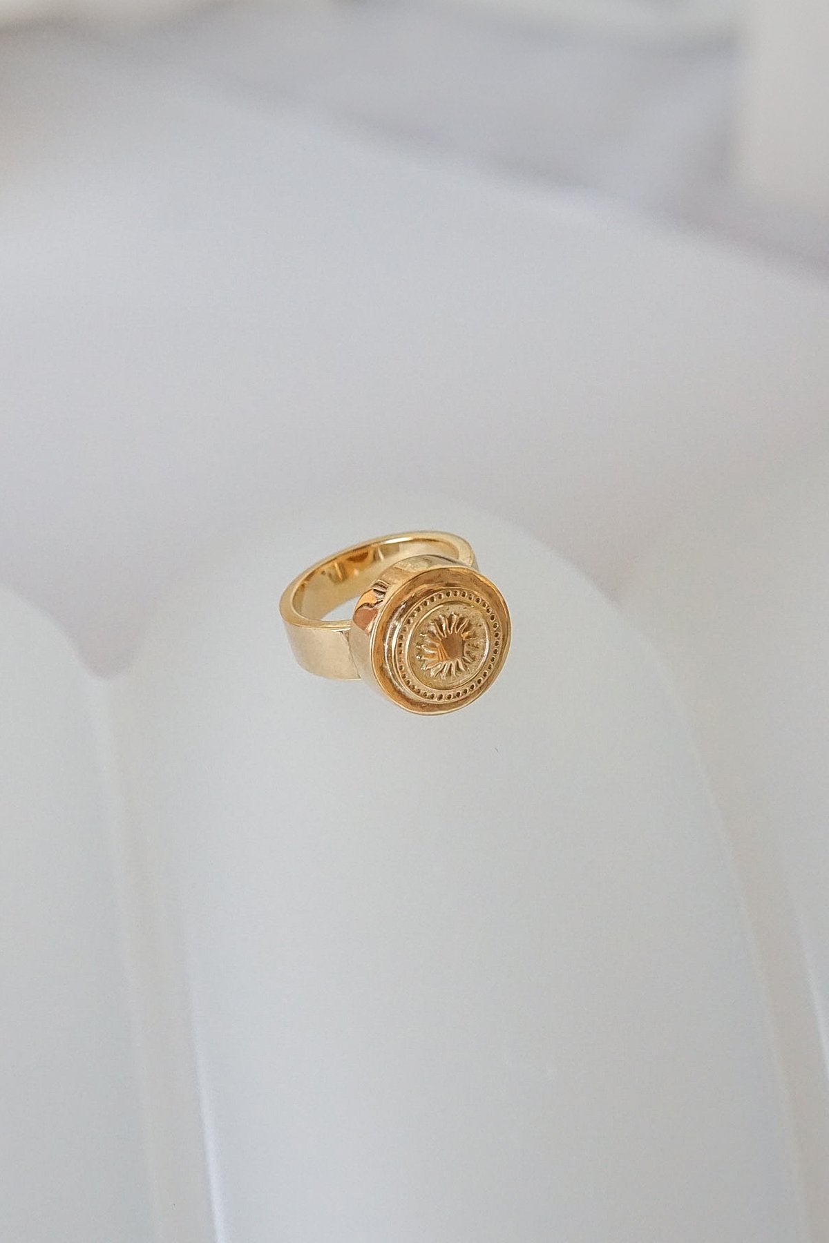 Rising sun pinky ring gold plated-Ring-wildthings_collectables-Gold plated-1 (US 3.5 / 14.5mm)--abc