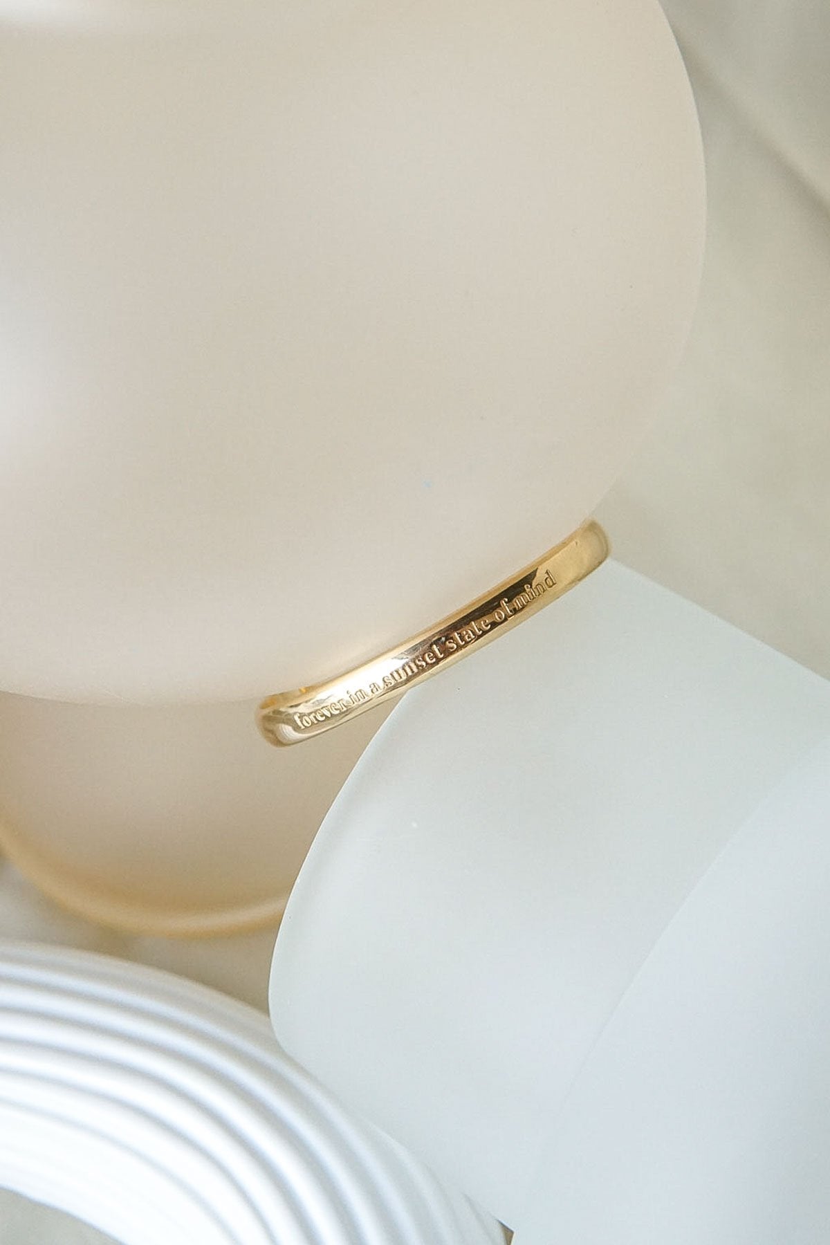 Sunset state of mind bangle gold plated-Bangle-wildthings_collectables-Gold plated---abc