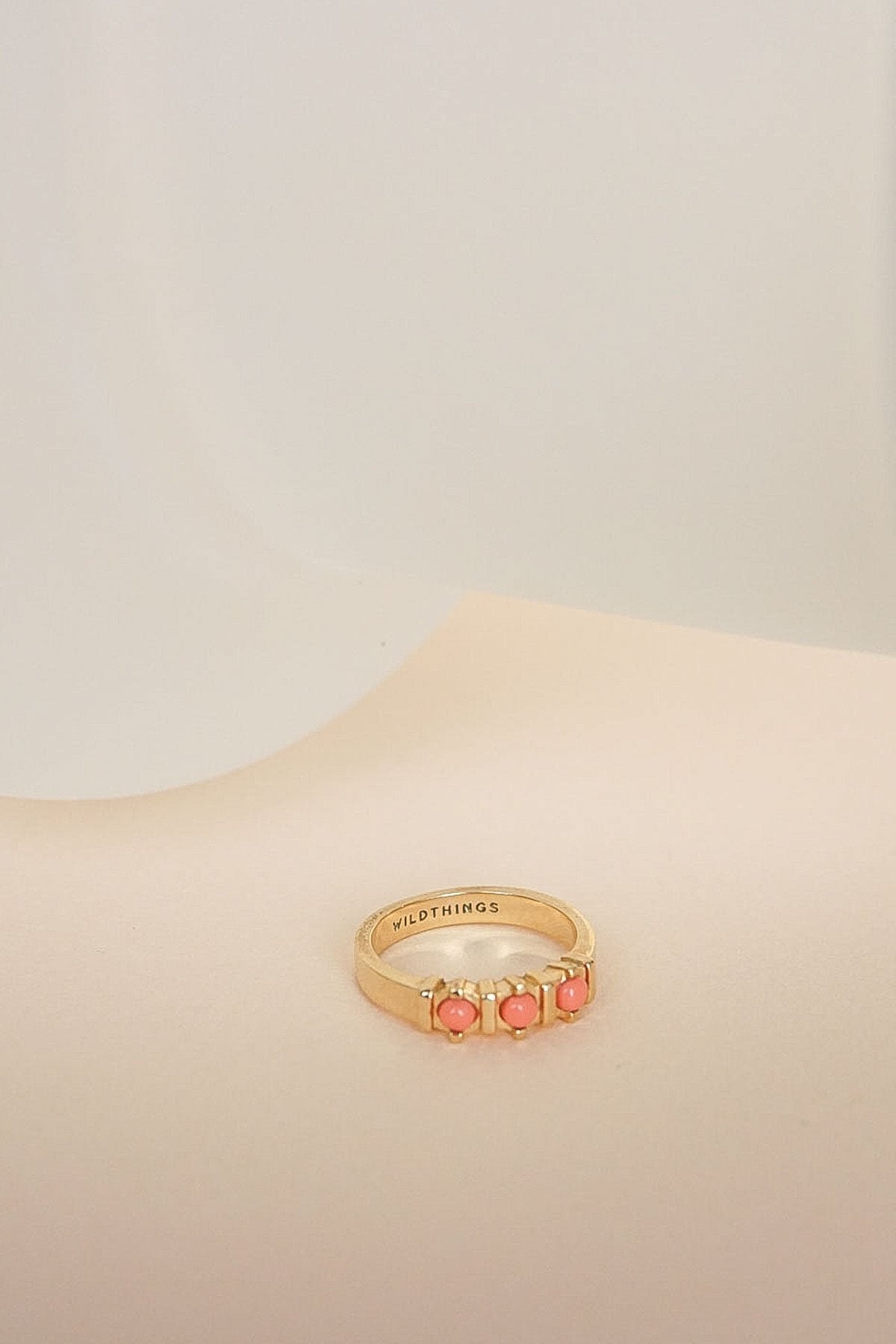 Vintage peach ring gold plated-Ring-wildthings_collectables-Gold plated-1 (US 6 / 16.5mm)--abc