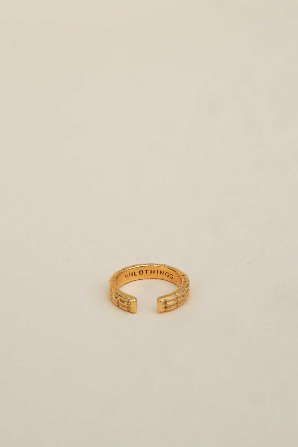 Off road ring gold plated-abc