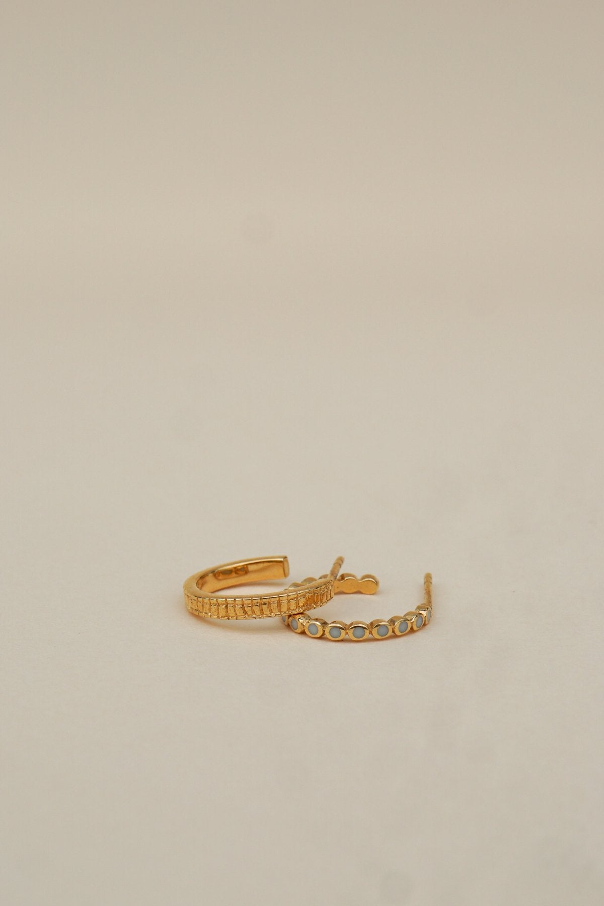 Breeze hoop gold plated-abc