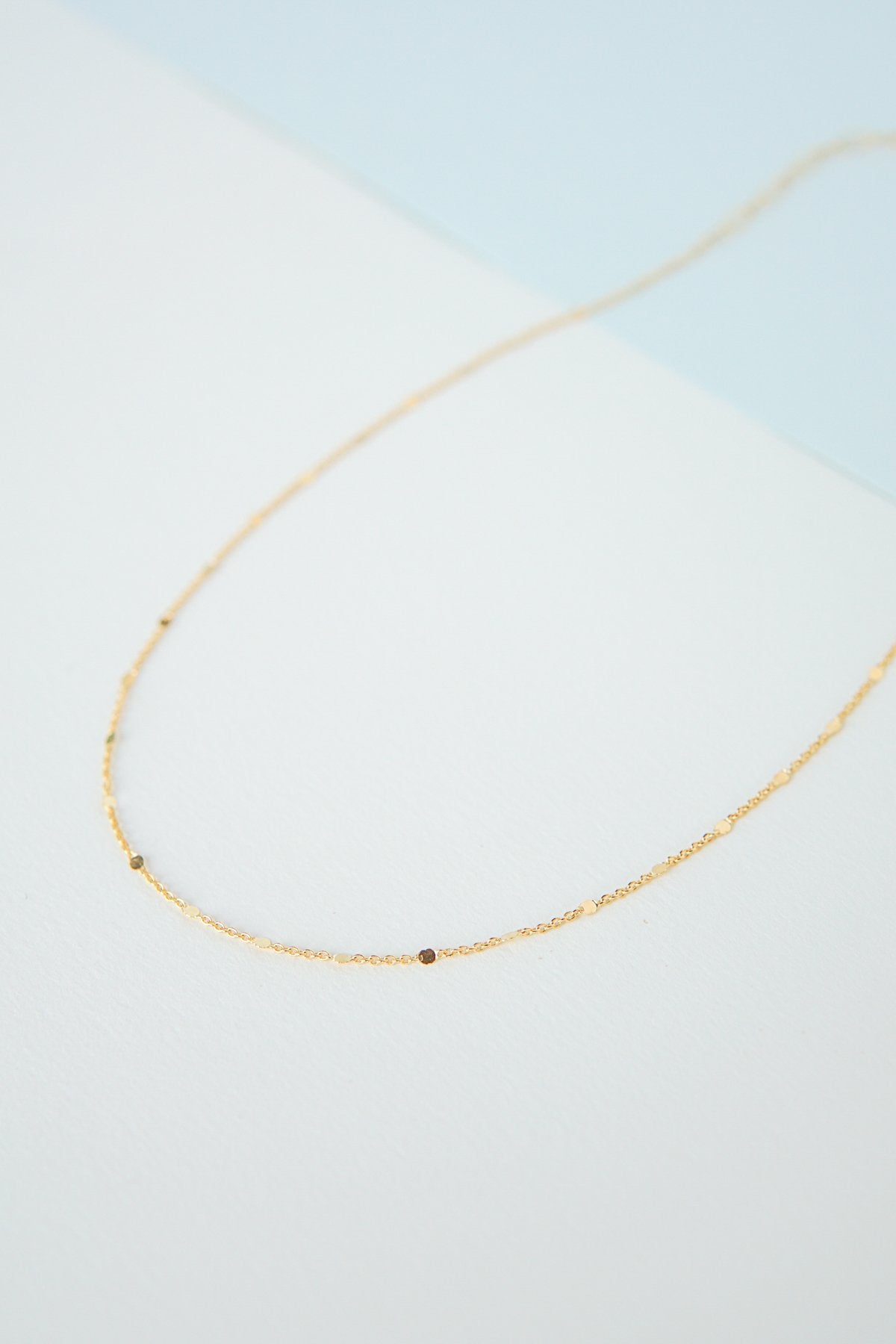 Small drops chain gold plated-Necklace-wildthings_collectables-Gold plated---abc