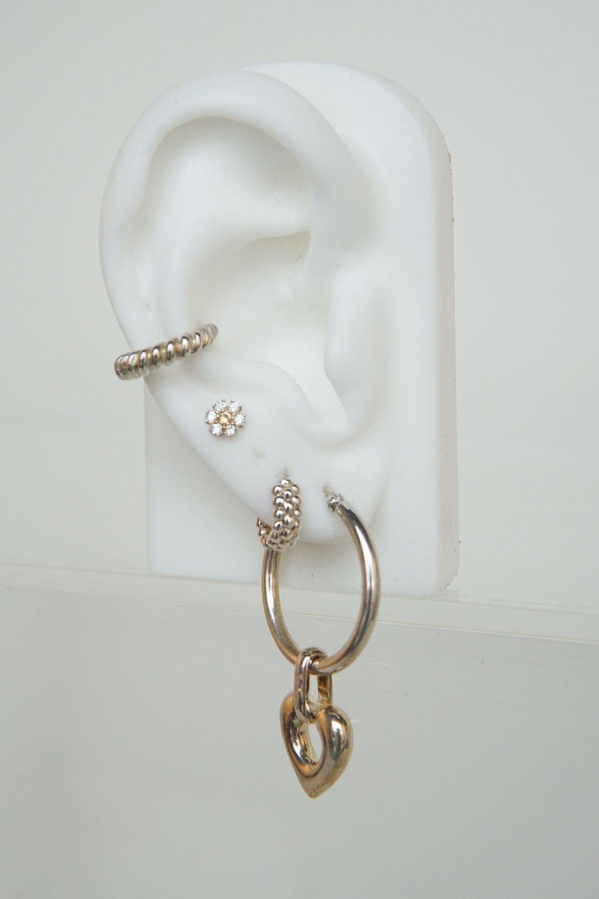 Twisted ear cuff silver-Earring-wildthings_collectables-Silver---abc