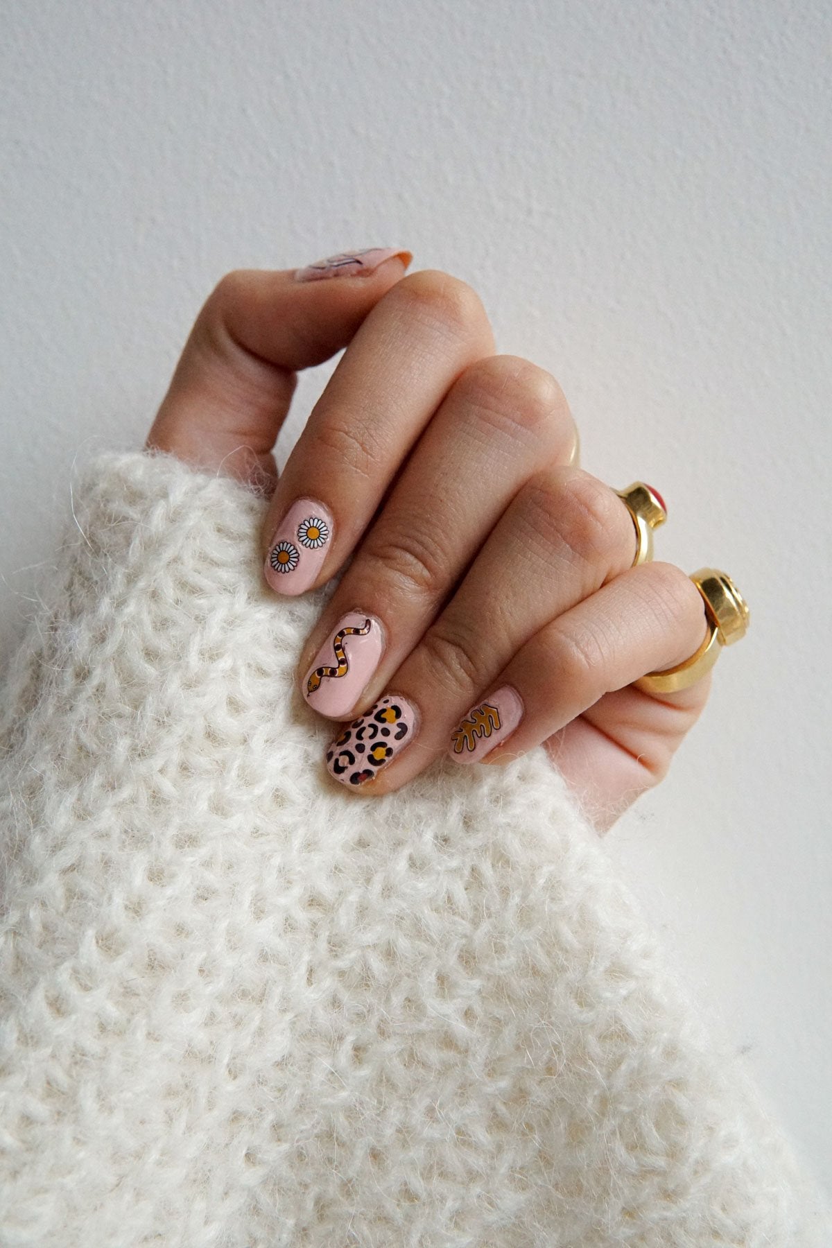 Nail stickers-abc