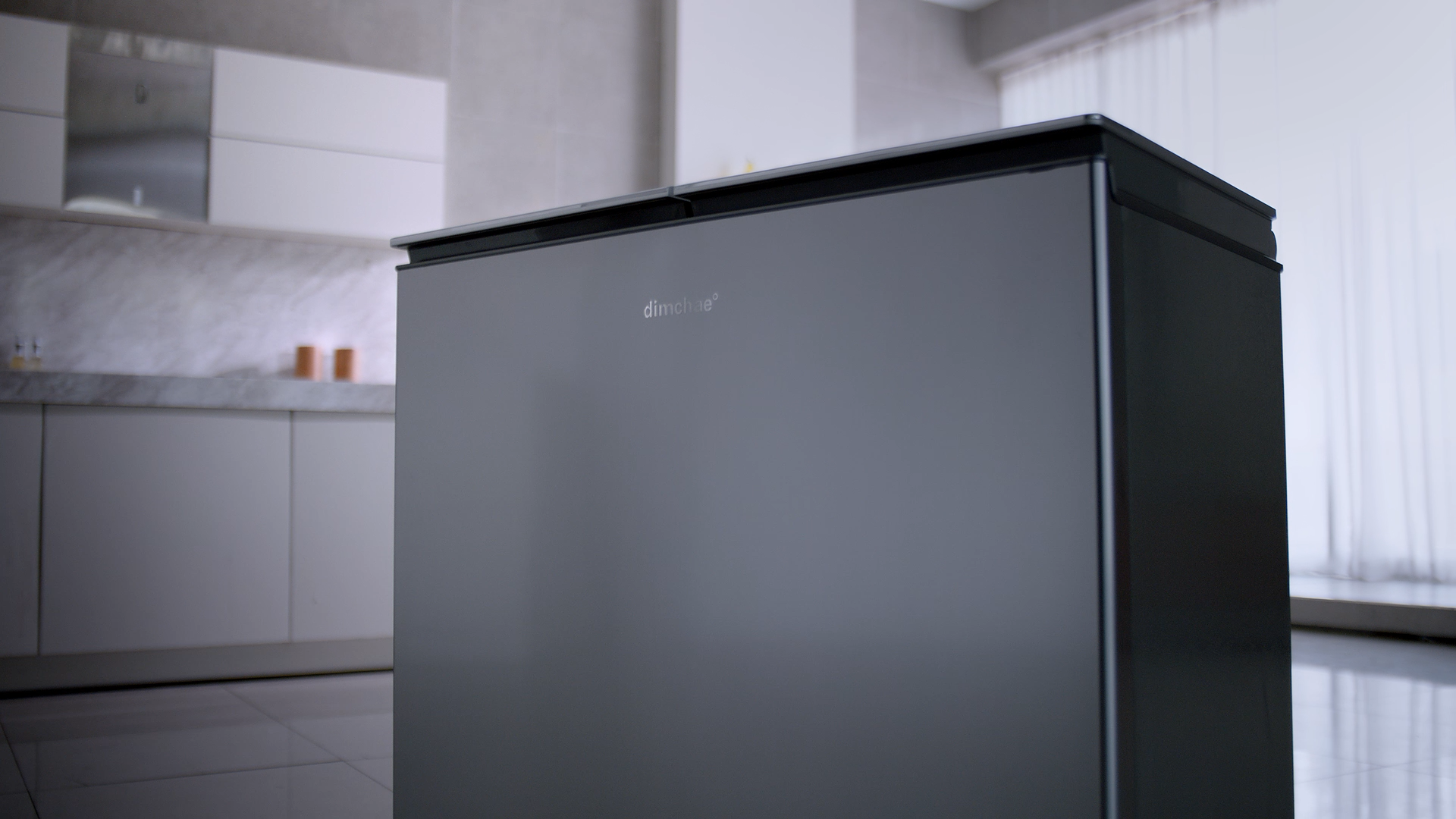 Satin Silver Chest Type Kimchi Refrigerator-Refrigerator-220 Liters-Default Title---abc