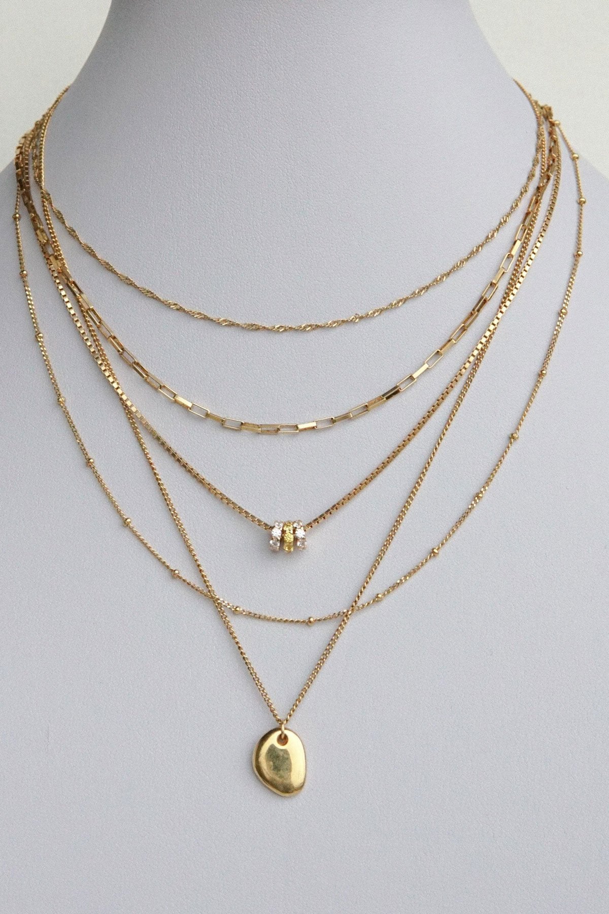 Medium Square gold plated (40cm)-abc