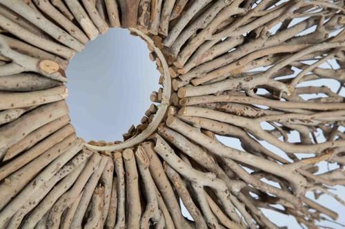 Masai Wooden Tea Tree Wood Decor Twig Tree on Stand-abc