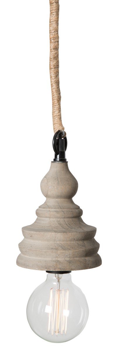 Pendant Lamp Wood Hemp Rope Wide-Lighting-Home & Giftware-Default Title---abc