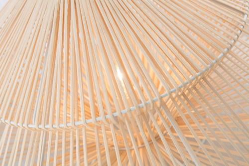 Iron and Rattan Two Tier Table Lamp-abc