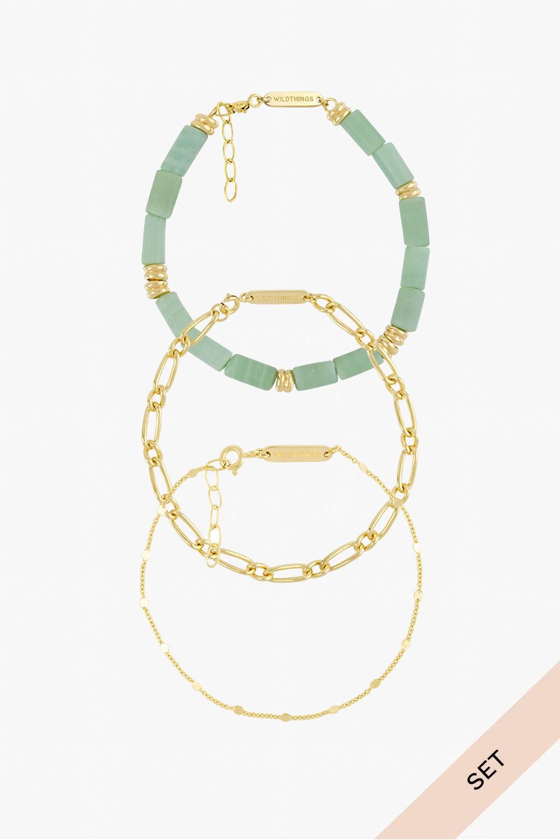 Golden bay set gold plated-abc