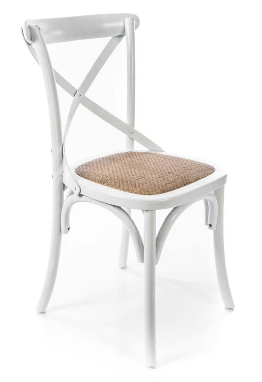 X Back Chair with Solid Rattan Seat-Elm Wood-Living-Home & Giftware-Default Title---abc