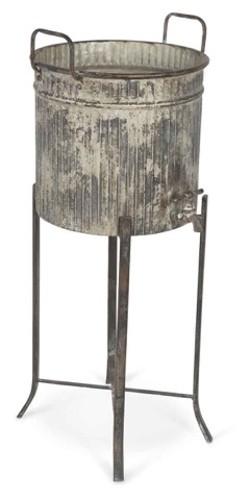 Iron Planter / Party Bucket on Stand-abc