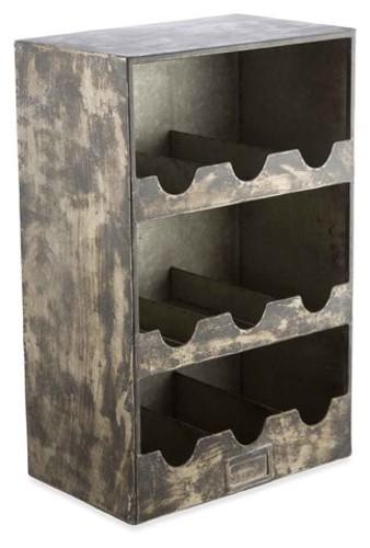 Iron 9 Wine Bottle Holder-abc