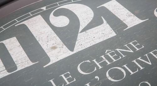 Le Chene 93cm Metal Wall Clock-abc