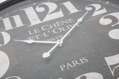 Le Chene 62cm Metal Wall Clock-abc