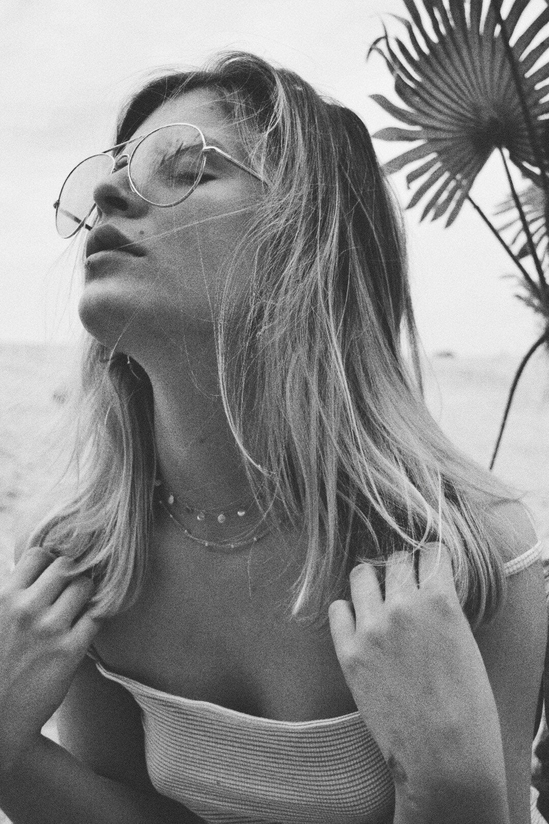 Coin necklace silver (37 cm)-abc