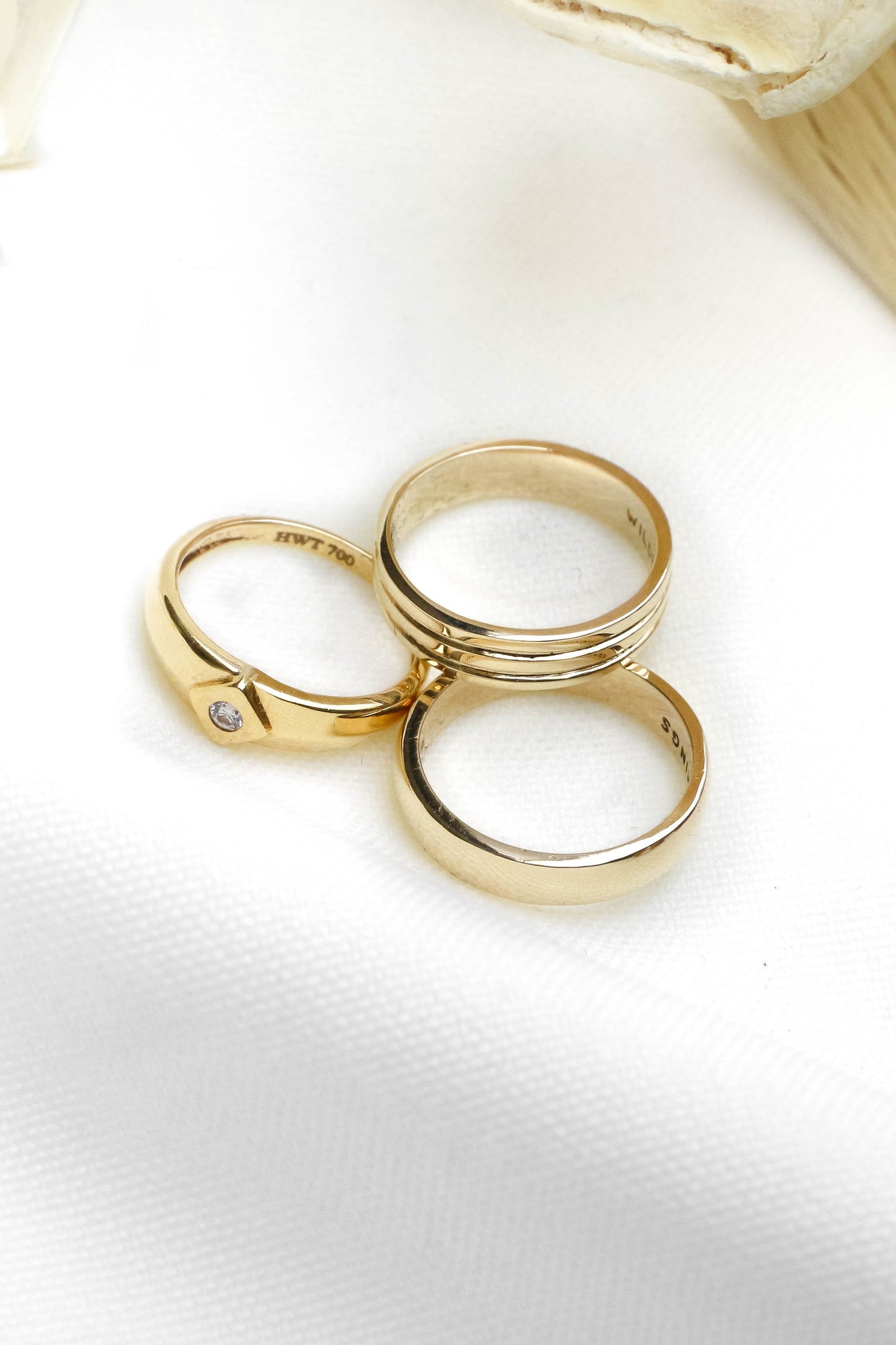 Little Bali ring 14k solid gold-abc