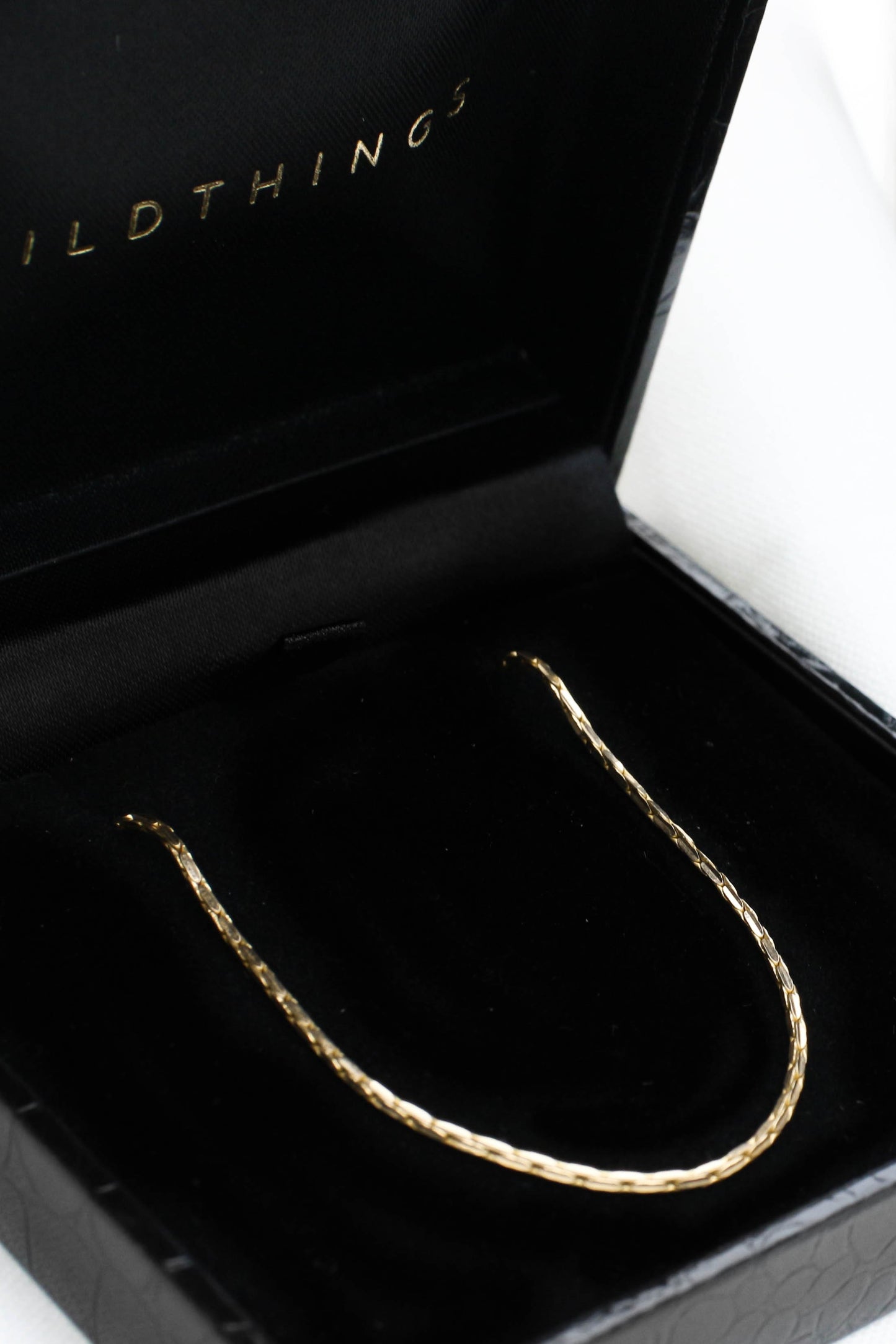 Major snake necklace 14k solid gold (52cm)-abc