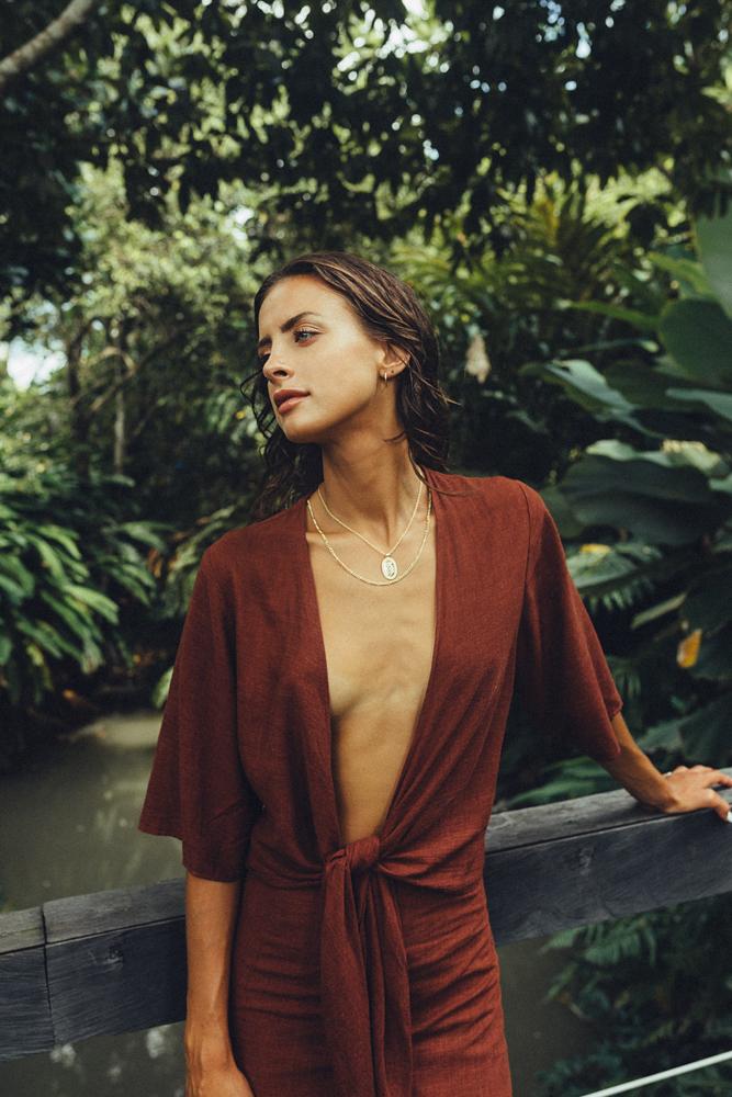 Matisse necklace gold plated-abc