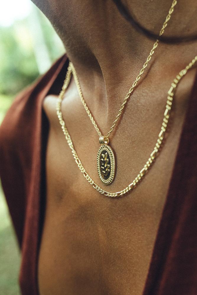 Matisse necklace gold plated-abc