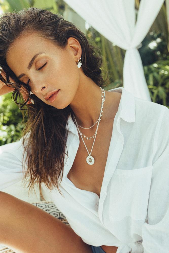 Choker silver (36cm)-abc