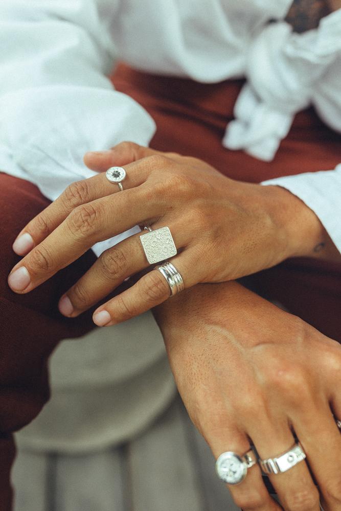 Triple pinky band silver-Ring-Wildthings_collectables-1 (US 3.5 / 14.5mm)-Silver--abc