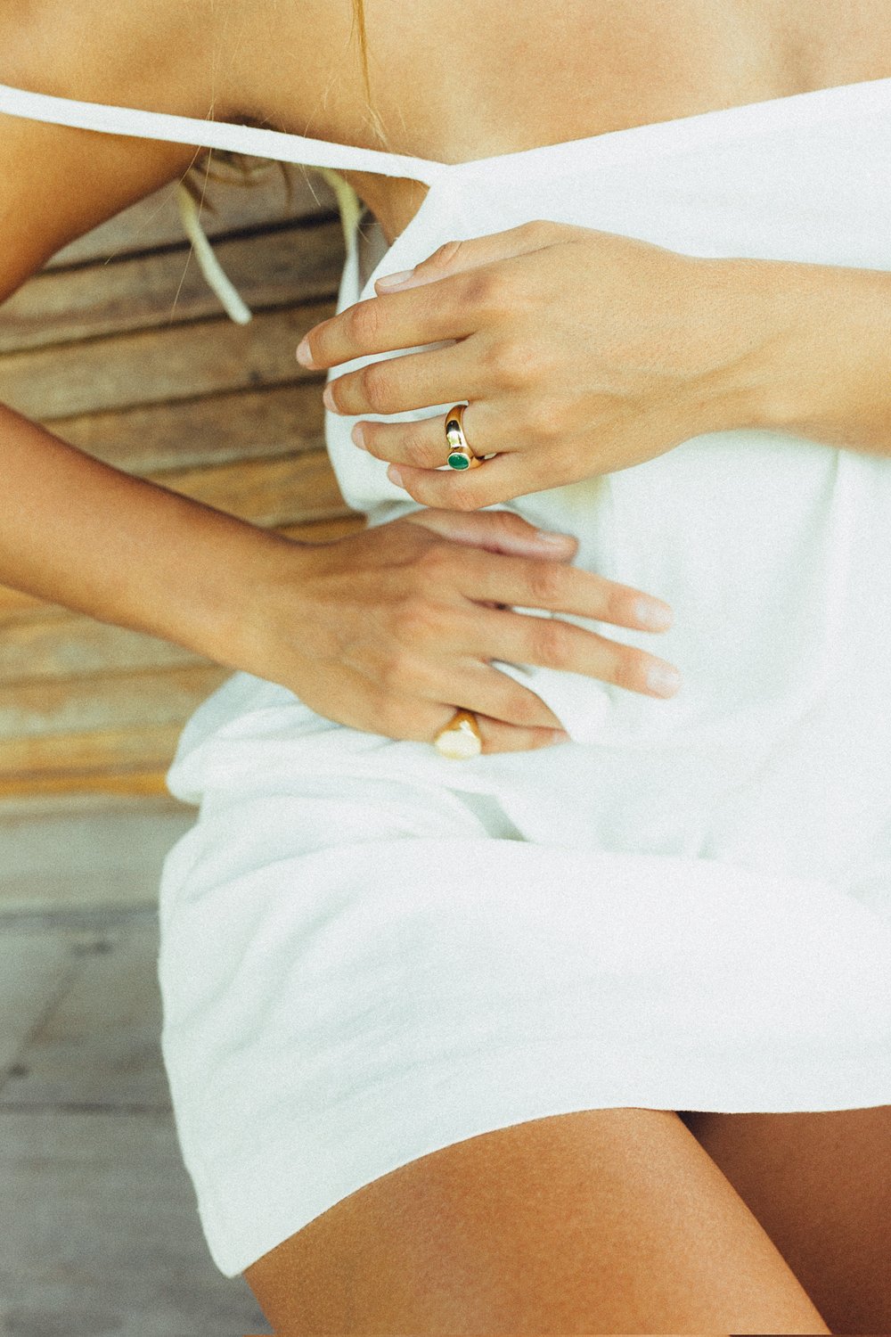 Jungle ring 14k solid gold-abc