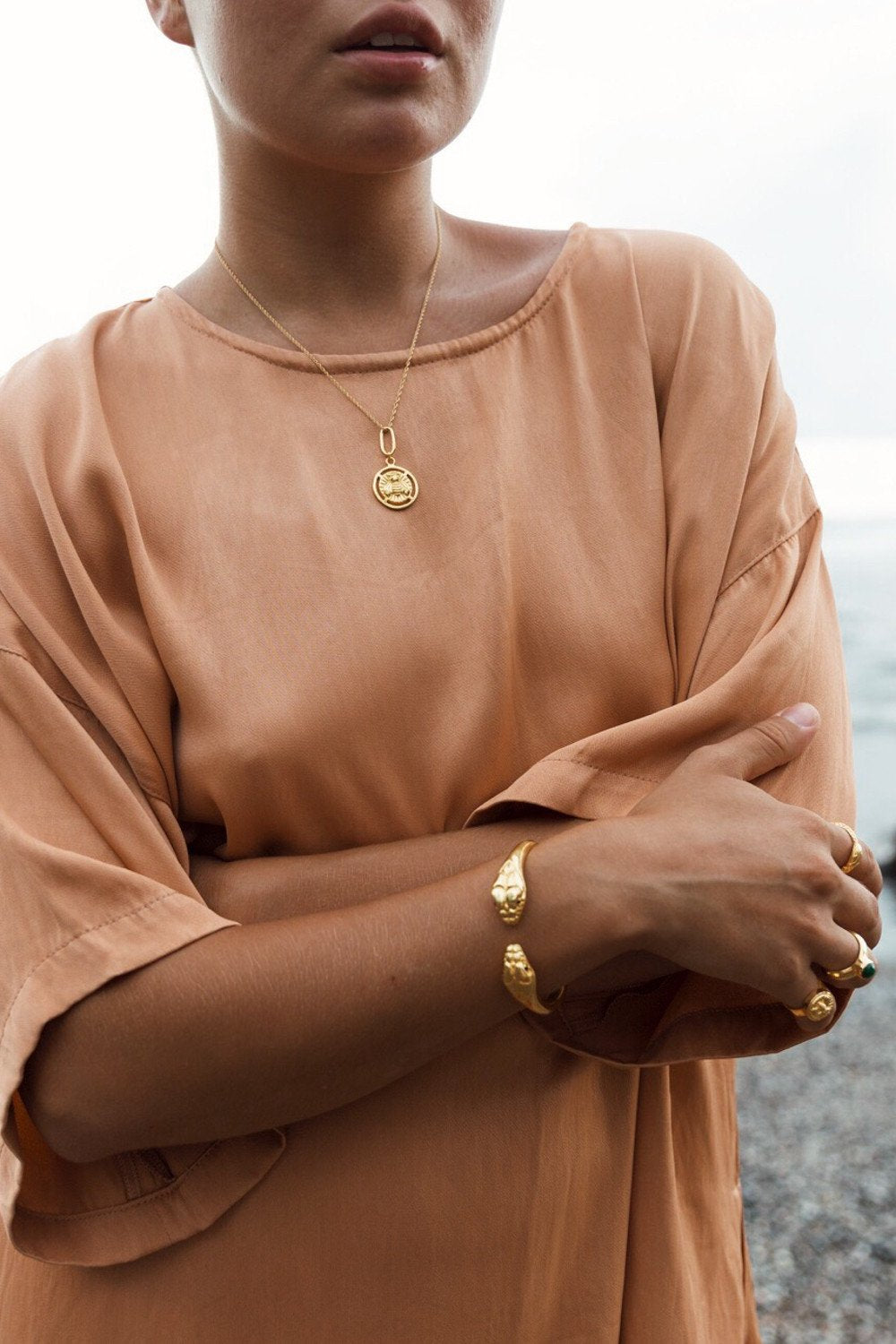 Snake bracelet gold plated-Bangle-Wildthings_collectables-Gold plated---abc