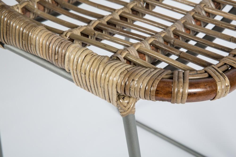 Buton Rattan Bar Stool-abc