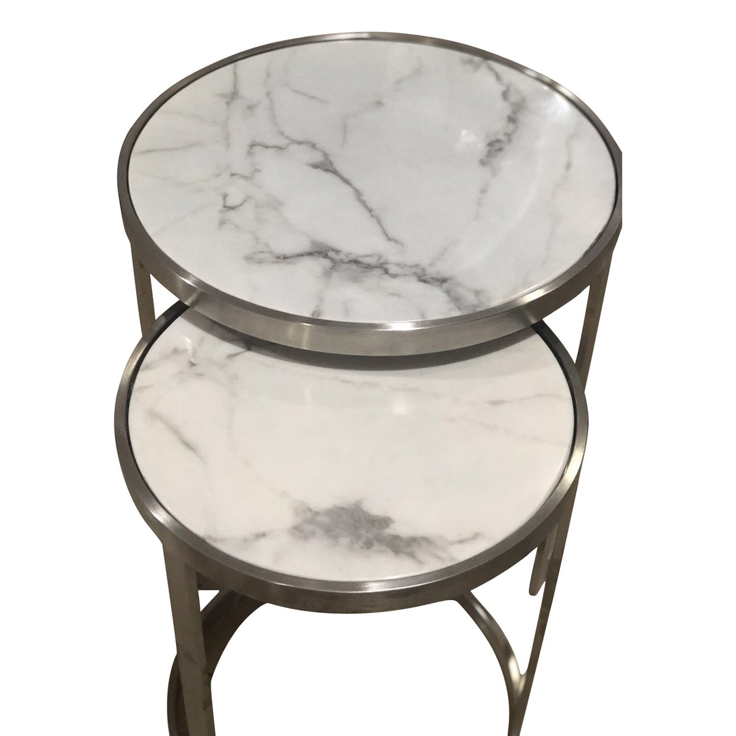 Sterling Side Table Set White Marble-Living-Future Classics Furniture-Default Title---abc