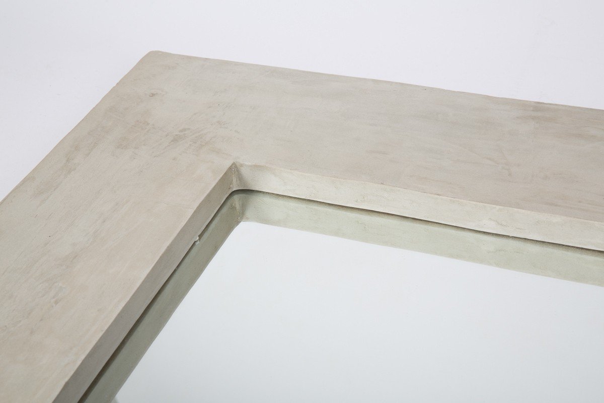 Concrete Rectangular Mirror-abc
