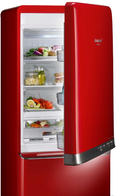 Maman Red Standing Kimchi Refrigerator-abc