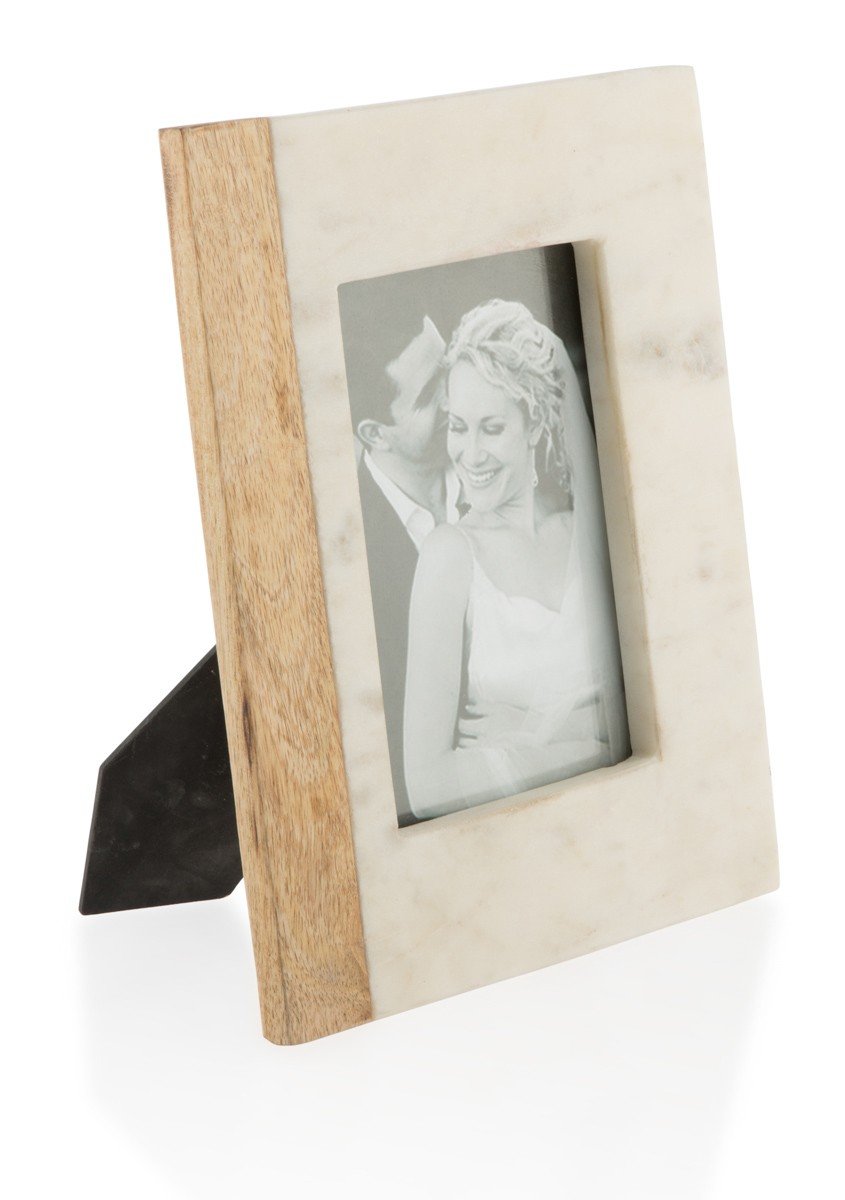 Wood and Marble Photo Frame 4x6-Accessories-Home & Giftware-Default Title---abc